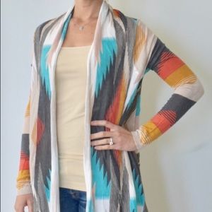 Billabong multi color cardigan